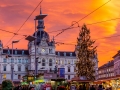 brennender Himmel Graz Hauptplatz